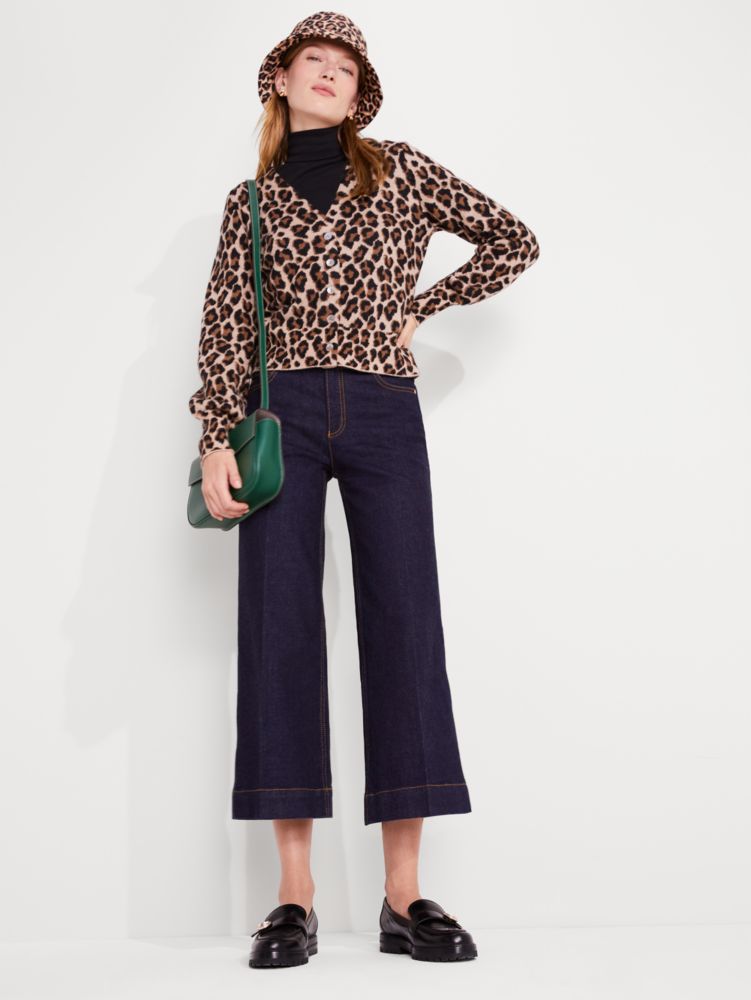 Kate Spade,Leopard Cardigan,