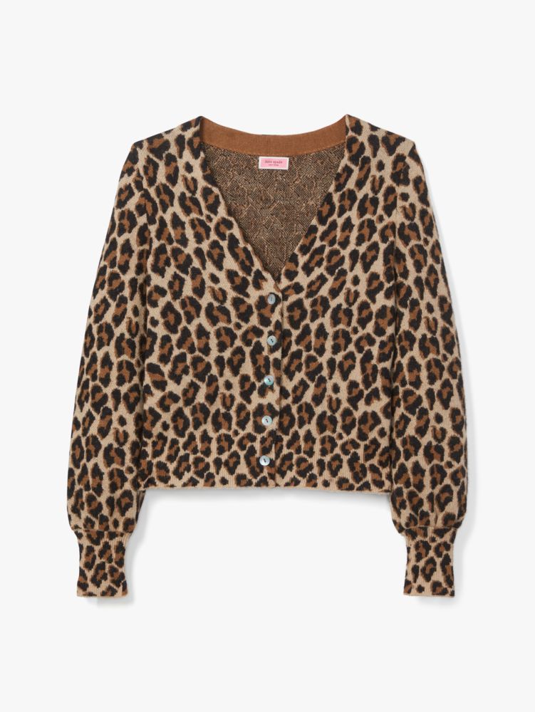 Leopard cardigan clearance