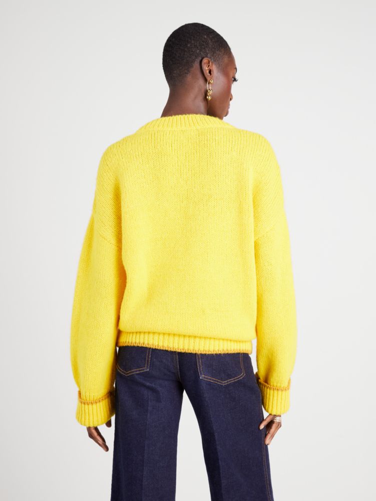 Kate Spade,ティップト Vネック セーター,ウェア,ｼﾄﾛﾝｻﾌｧｲｱ