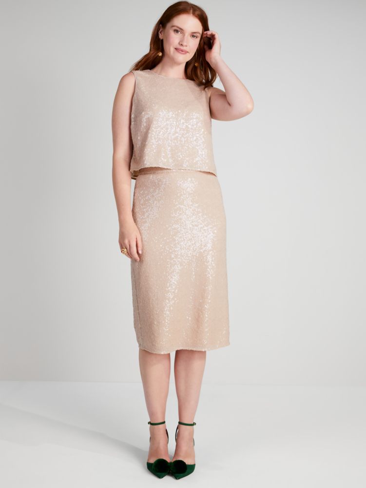 Kate Spade,Sequin Shell Top,