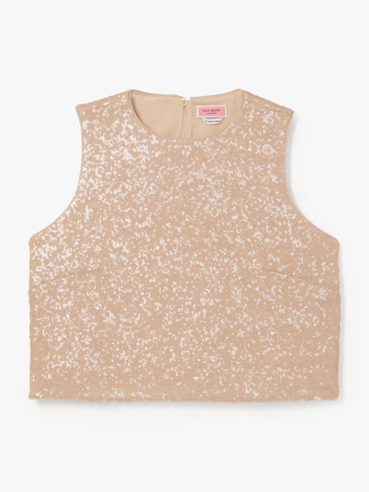 Kate Spade,Sequin Shell Top,