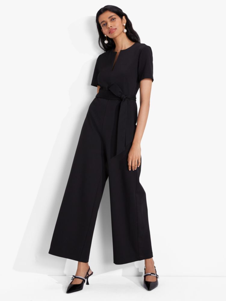 Kate Spade Ponte Split-neck Jumpsuit. 4