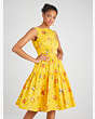 ブーケ トス スモック ウエスト ドレス, Saffron Yellow, Product