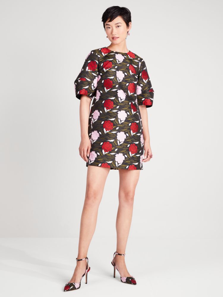 Kate Spade,Rose Garden Brocade Dress,Cocktail,