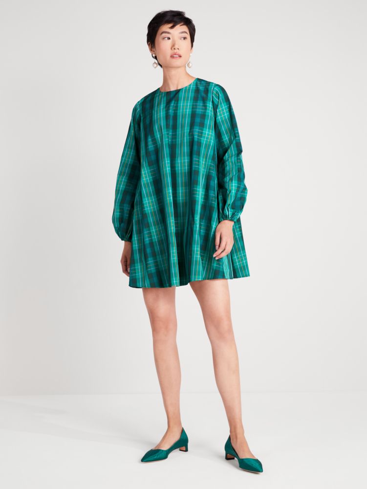 Kate Spade,Greenhouse Plaid Ella Dress,Day,