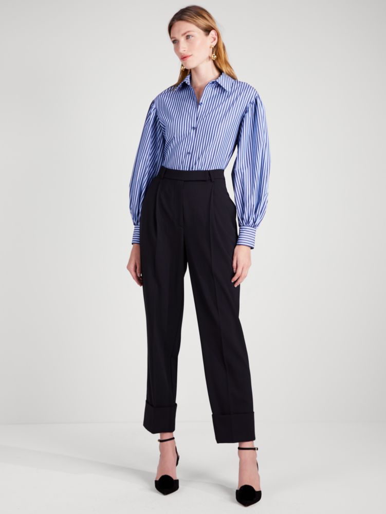 Kate Spade,cuffed wool pant,