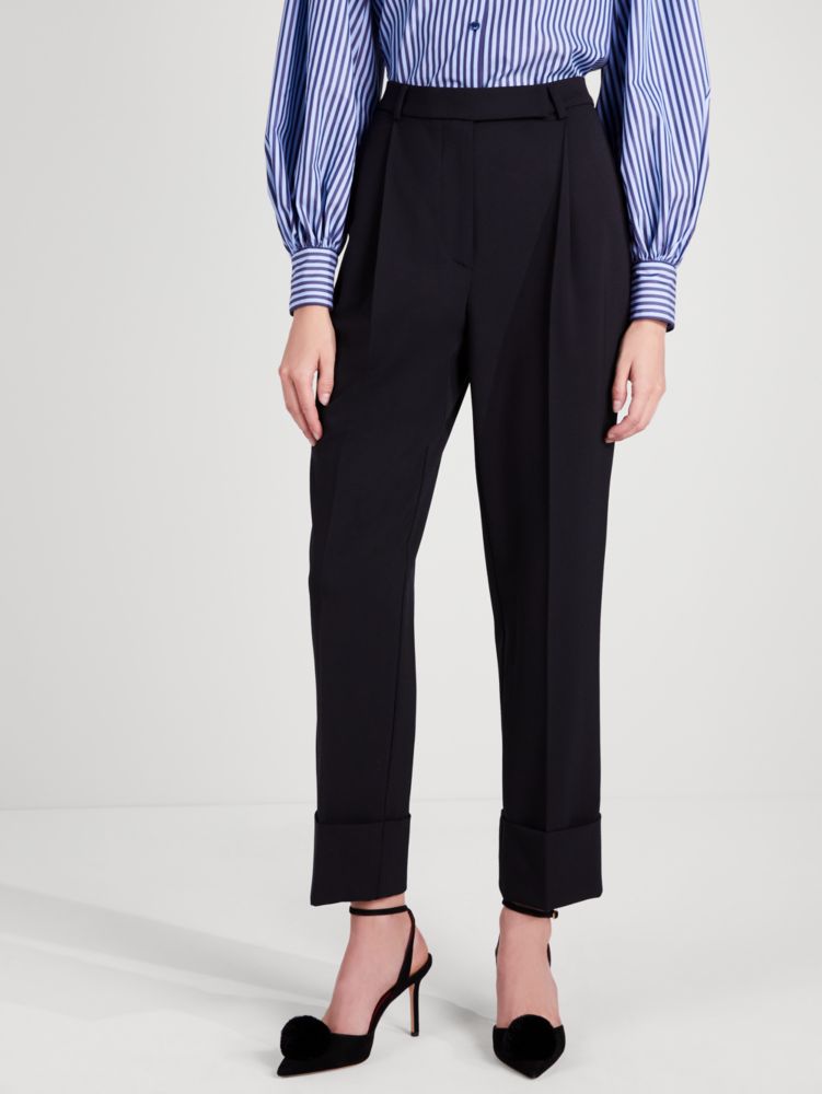 Kate Spade,cuffed wool pant,