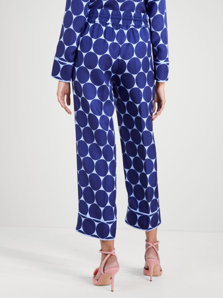 Joy Dot Silk Twill Pants, , Product