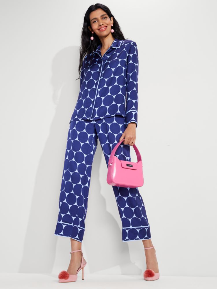 Kate Spade,Joy Dot Silk Twill Pants,
