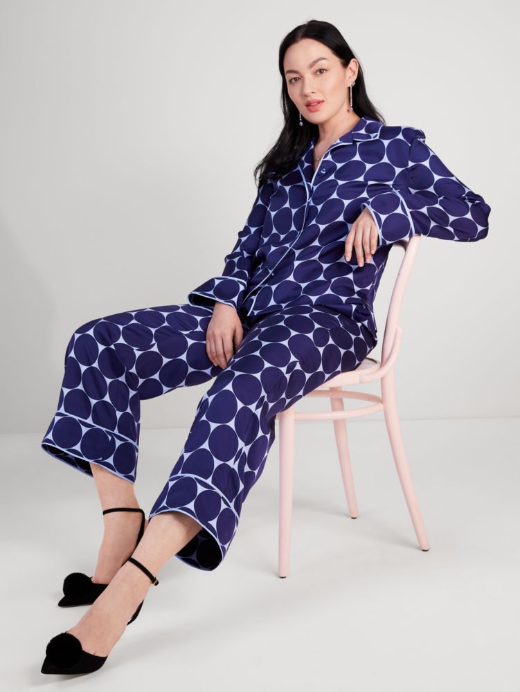 Kate Spade,Joy Dot Silk Twill Pants,