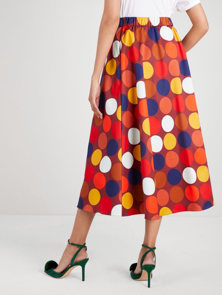 Kate Spade,Dot Party Faille Skirt,