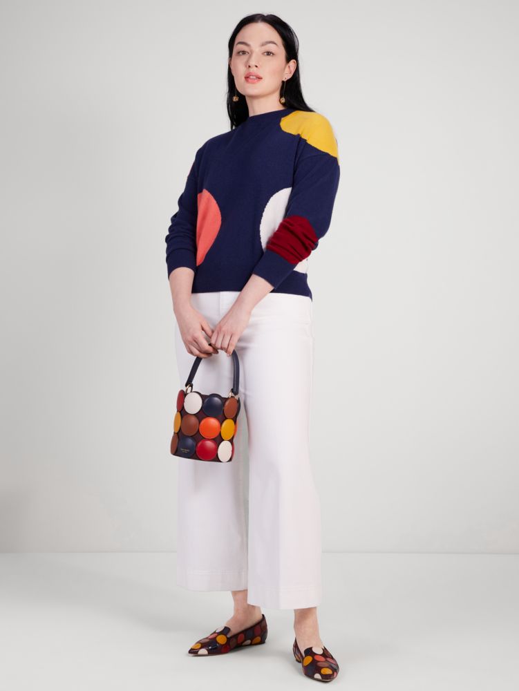 Kate Spade,Dot Dot Dot Cashmere Sweater,