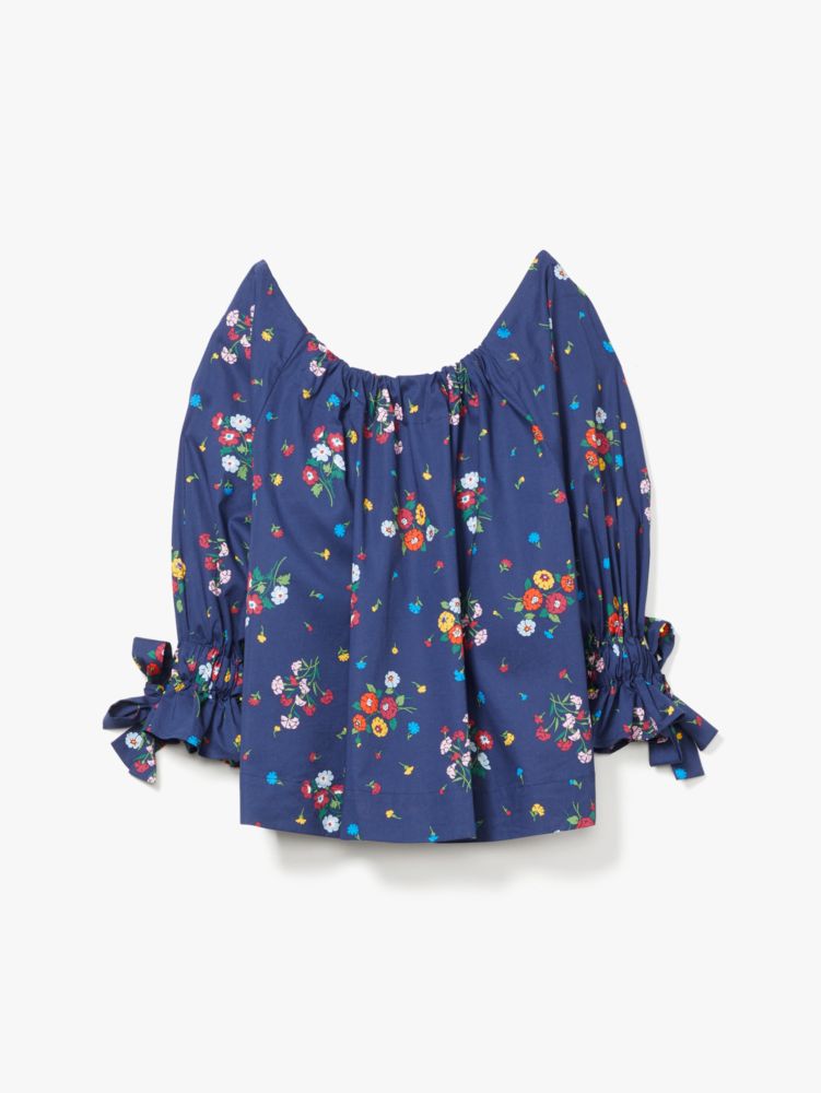Kate Spade,Bouquet Toss Tie-back Top,