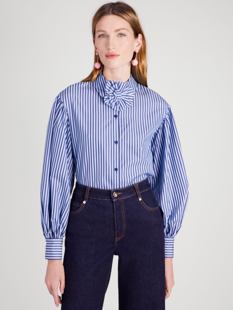 Kate Spade,Pastry Stripe Carrie Shirt,