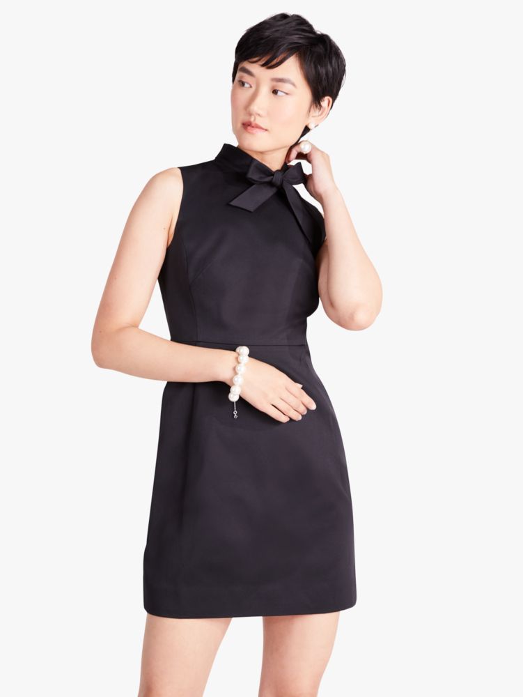 Kate spade store black bow dress