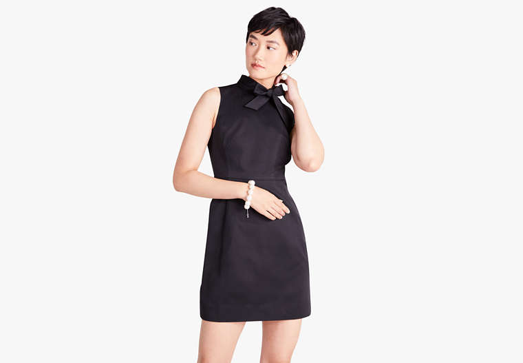 Faille Knott Dress, Black, Product image number 0
