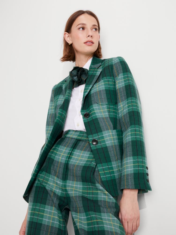 Greenhouse Plaid Blazer, , Product