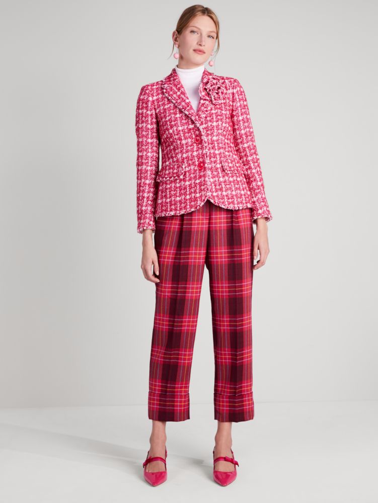 Plaid Tweed Blazer | Kate Spade New York