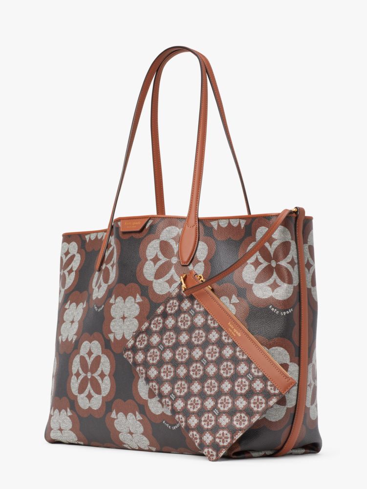 Kate Spade,Spade Flower Monogram Sutton Large Tote,Large,