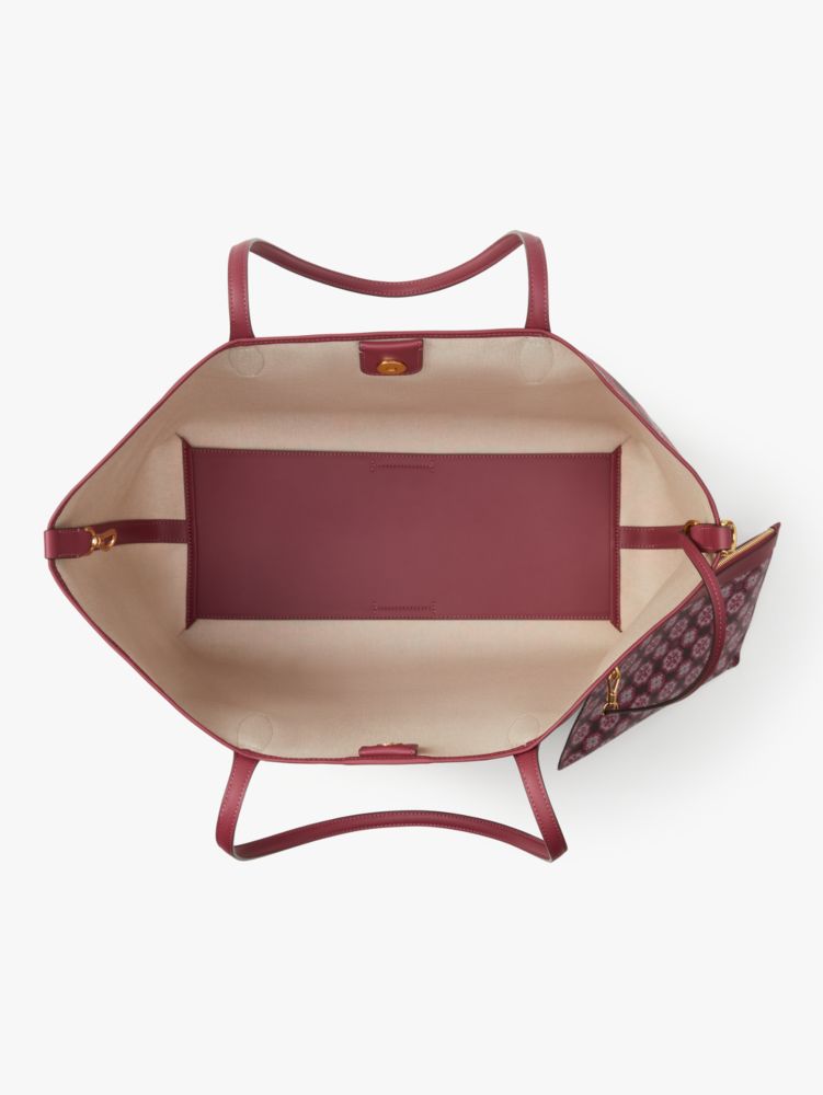 オーバーサイズ スペード フラワー モノグラム コーテッド