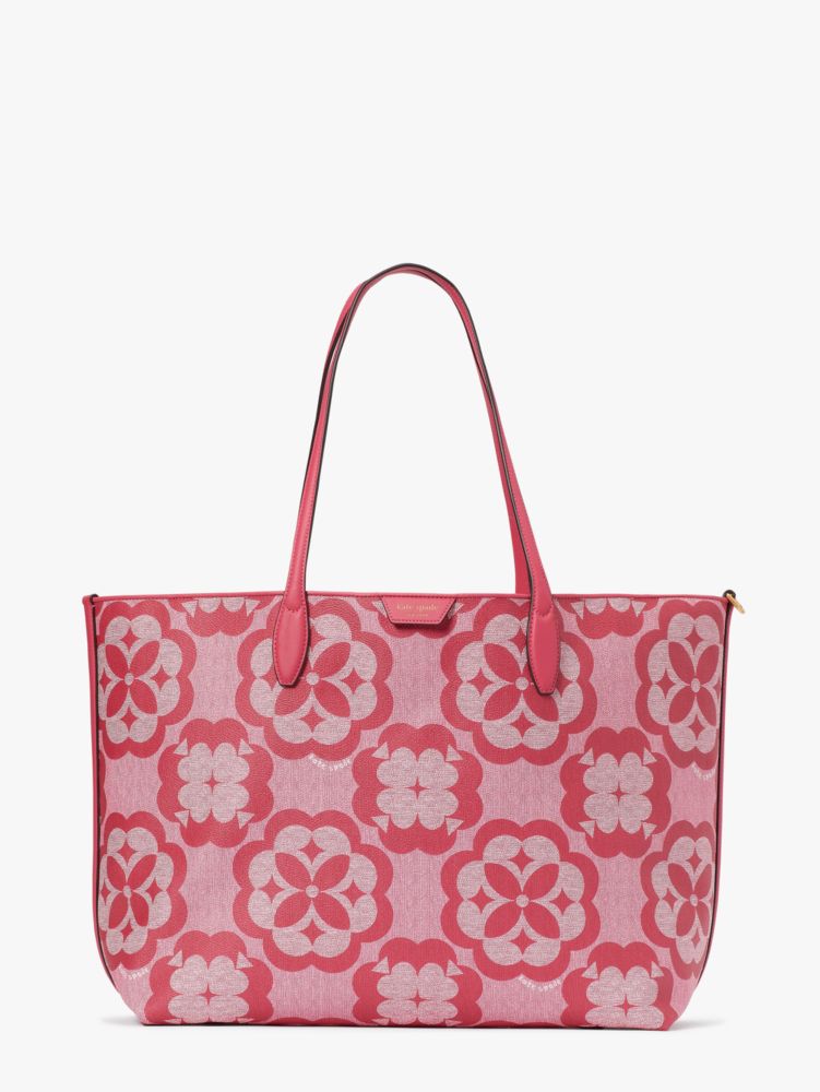 Kate Spade,Spade Flower Monogram Sutton Large Tote,