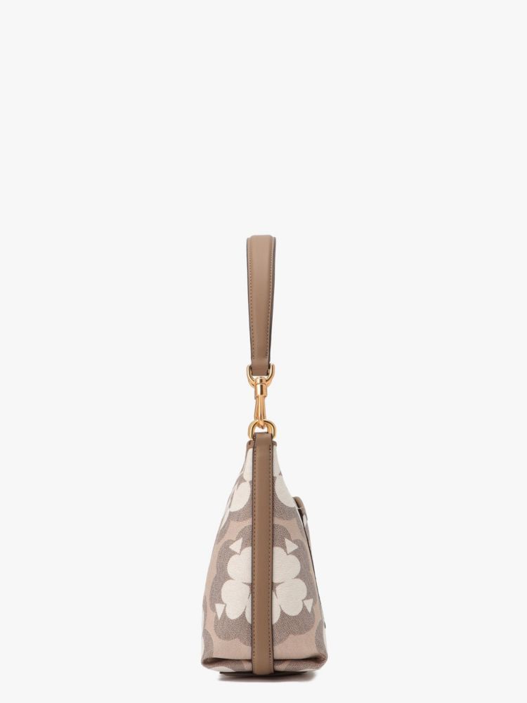 Kate Spade,オーバーサイズ スペード フラワー モノグラム コーテッド キャンバス リース スモール コンバーチブル ショルダー バッグ,ショルダーバッグ,