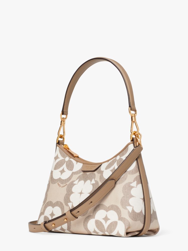 Kate Spade,Spade Flower Monogram Reece Small Shoulder Bag,