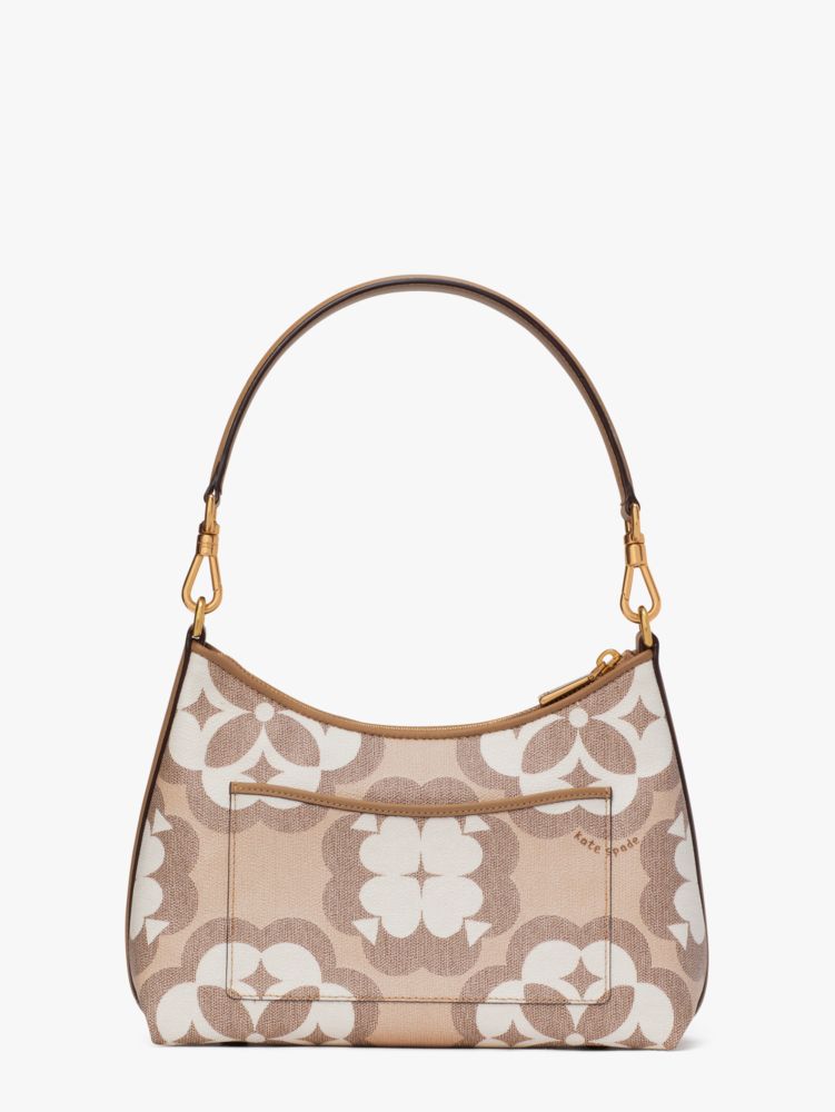 Kate Spade,Spade Flower Monogram Reece Small Shoulder Bag,