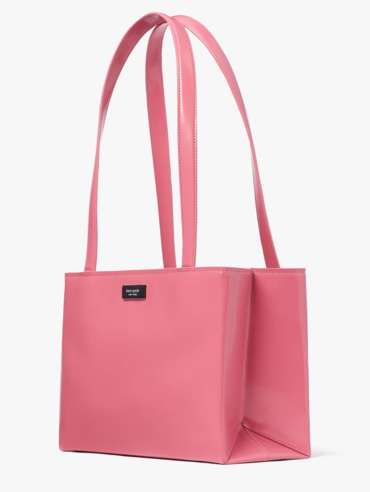 Kate Spade,Sam Icon Leather Medium Shoulder Bag,Leather,Shoulder Bag,Logo,Metal,Casual,
