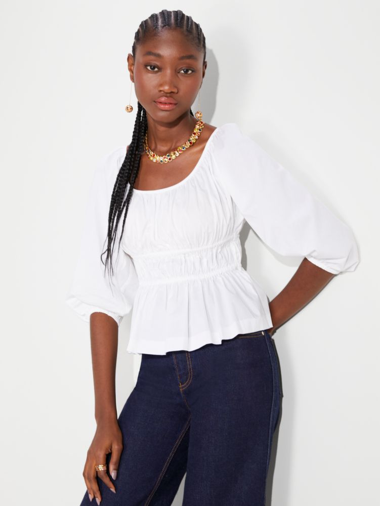 Poplin Riviera Top, , Product