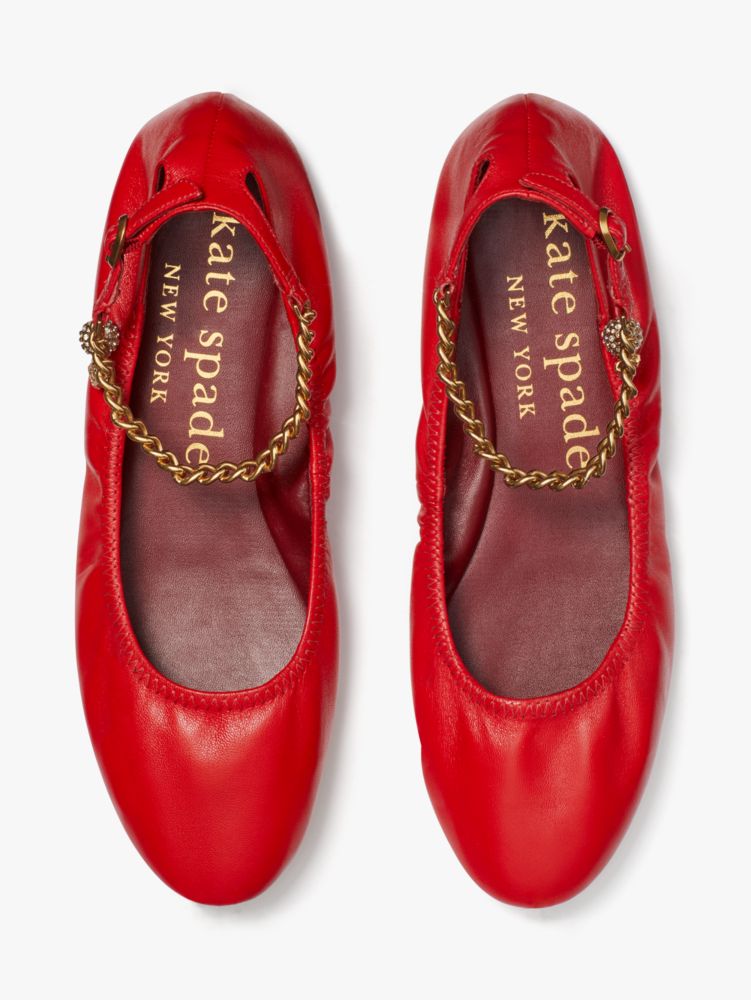 Kate Spade,Crush Flats,Work,Wildflower Red