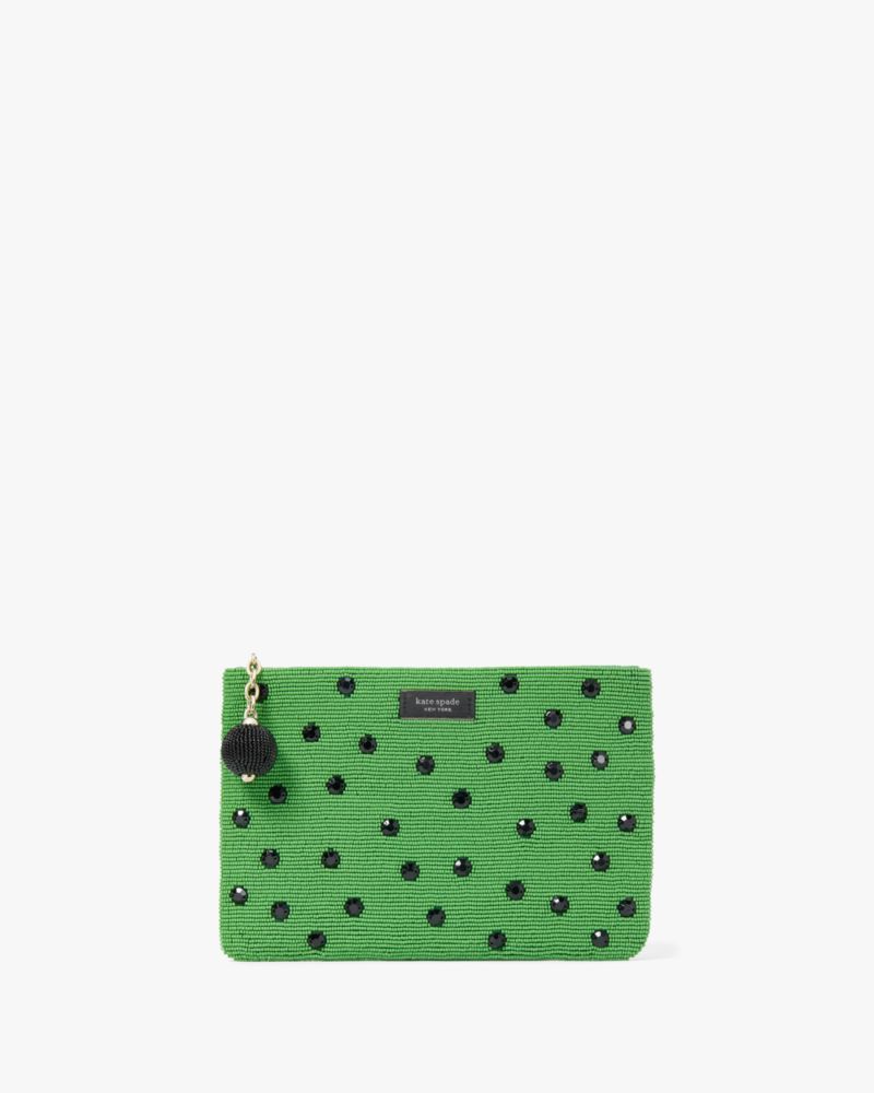 Kate Spade,オン パーパス ジア スモール ポーチ,全てのアウトレット,グリーンマルチ