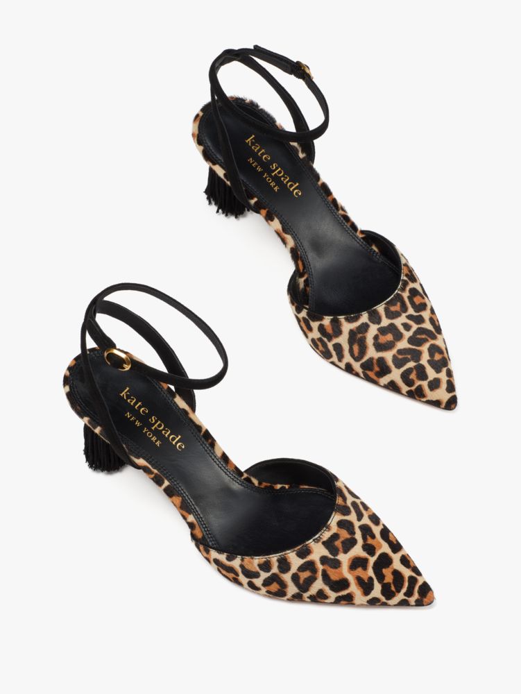 Kate spade hot sale leopard pumps