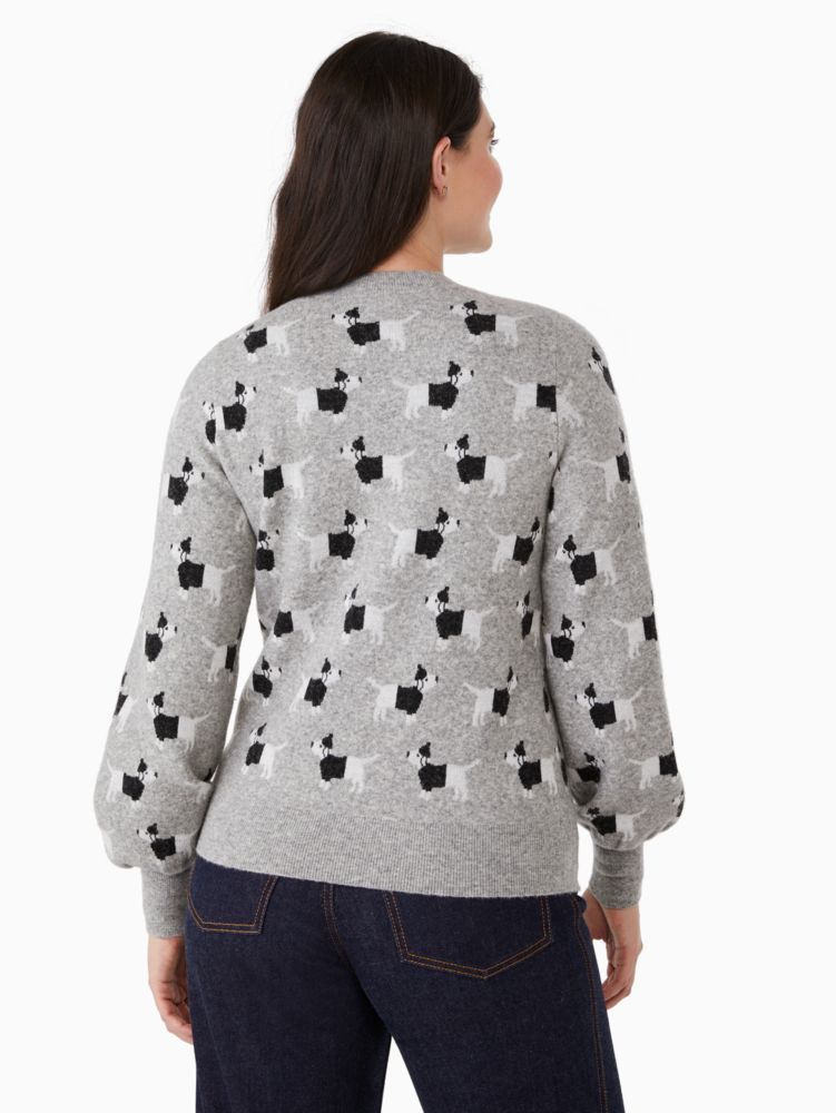 Kate Spade,claude dachshund sweater,wool,60%,