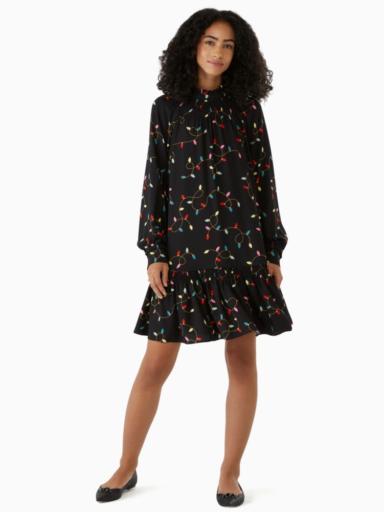 String Lights Shift Holiday Dress | Kate Spade UK | Kate Spade GB