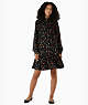 Kate Spade,string lights shift holiday dress,Polyester,60%,Black