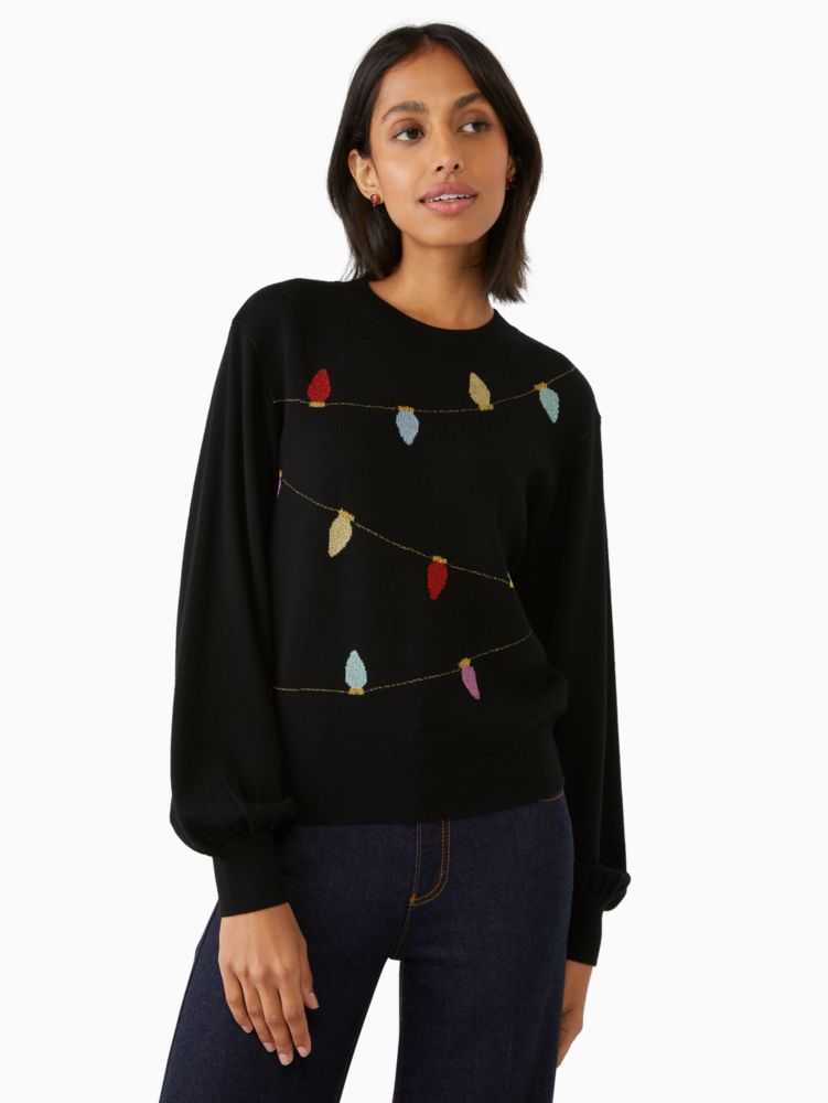 Sweater with clearance lights