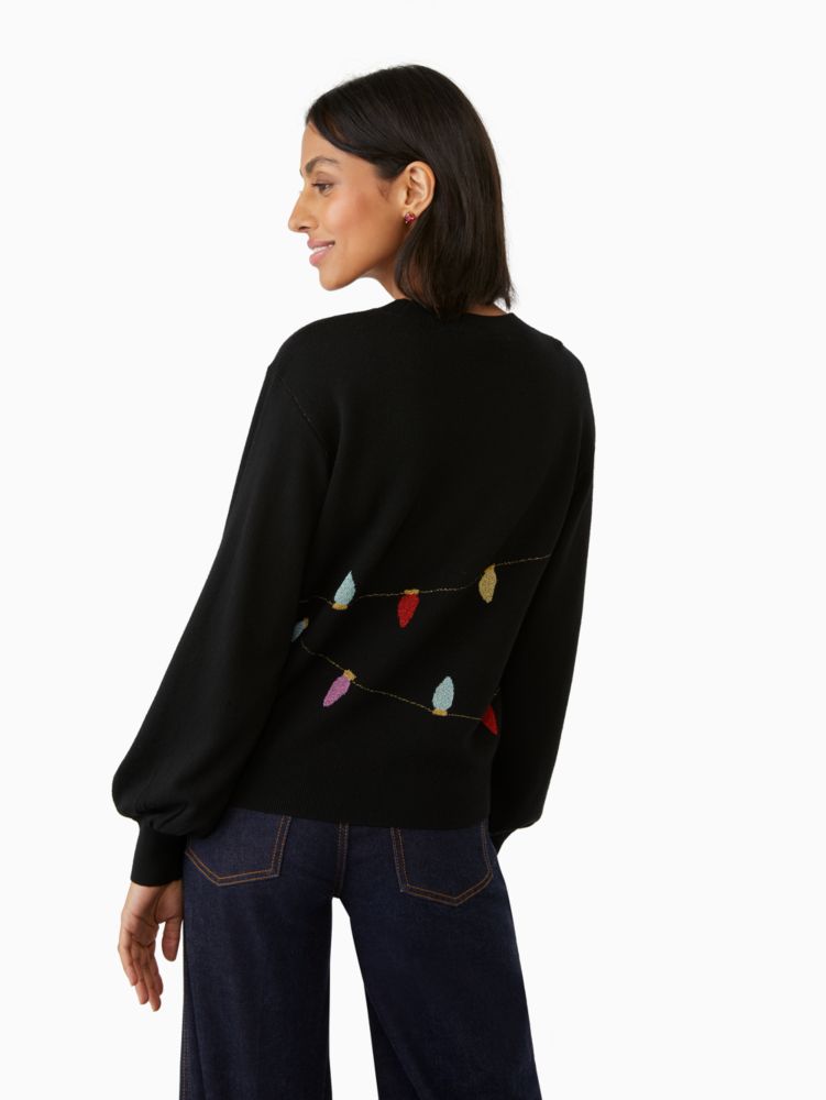 String Lights Holiday Sweater | Kate Spade Outlet | Kate Spade Outlet