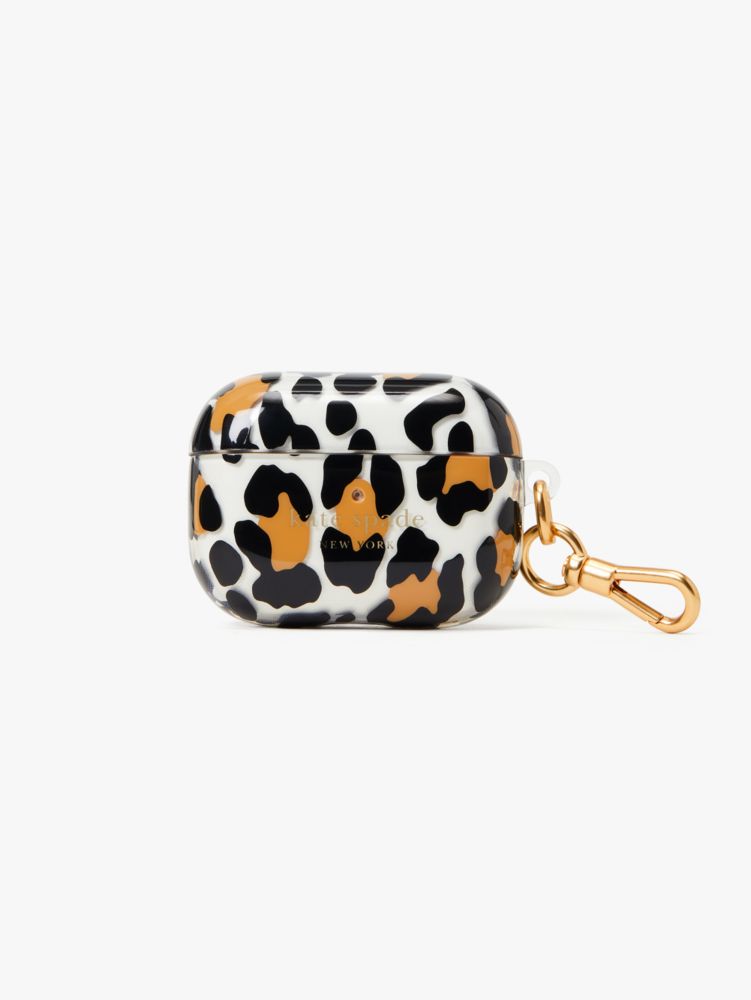 Airpods Pro Case Cheetah Print Animal Zipper Pouch 