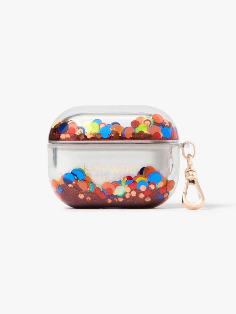 Kate Spade,Dottie Glitter AirPods Pro Case,