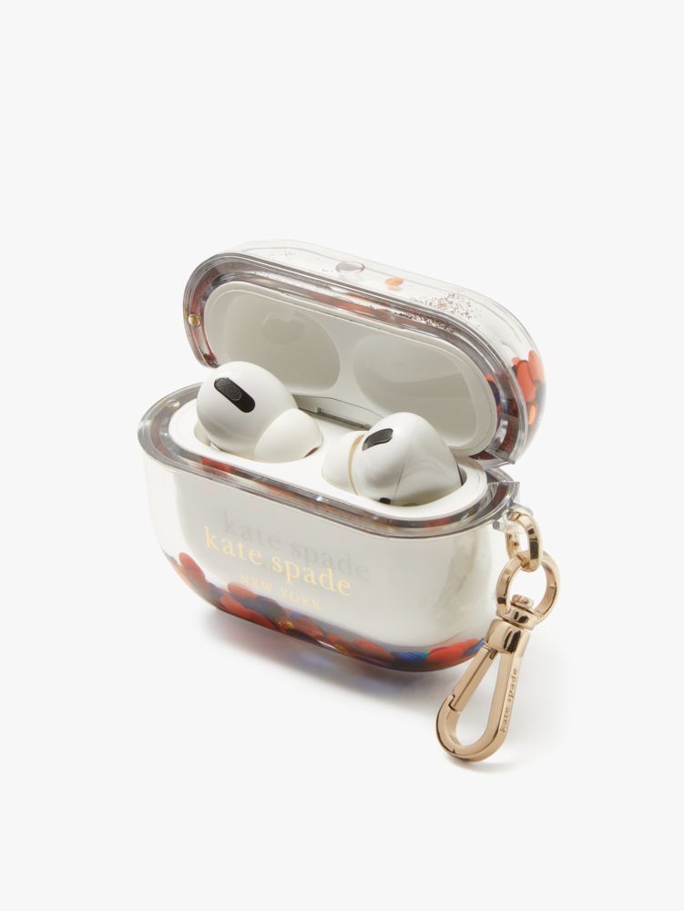 Kate Spade,Dottie Glitter AirPods Pro Case,Multi