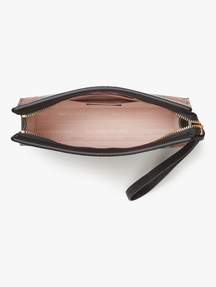 Kate Spade,Morgan Rose Garden Gusseted Wristlet,