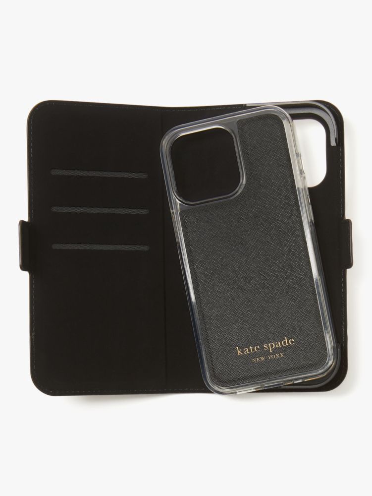 Kate Spade,Morgan Colorblock iPhone 13 Pro Magnetic Wrap Folio Case,