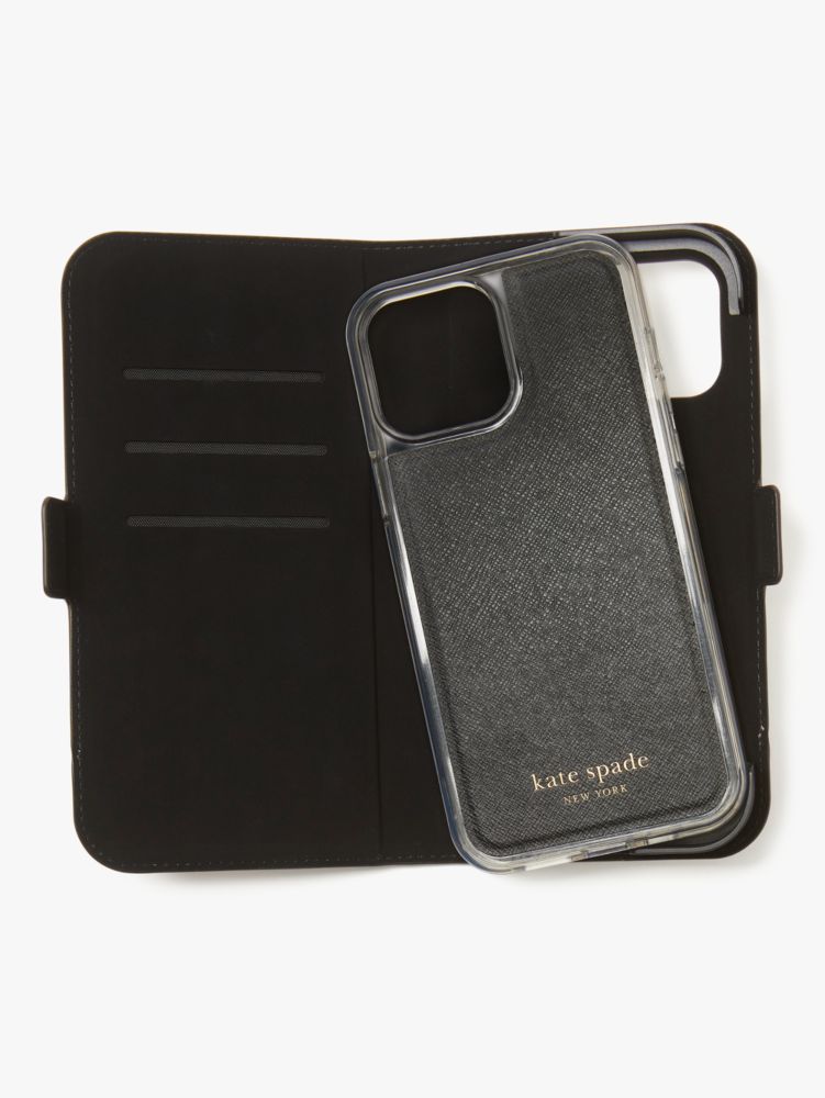 Kate Spade,Morgan Colorblock iPhone 13 Pro Max Magnetic Wrap Folio Case,