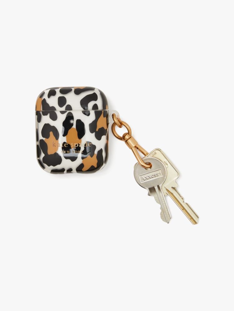 Airpods Pro Case Cheetah Print Animal Zipper Pouch 