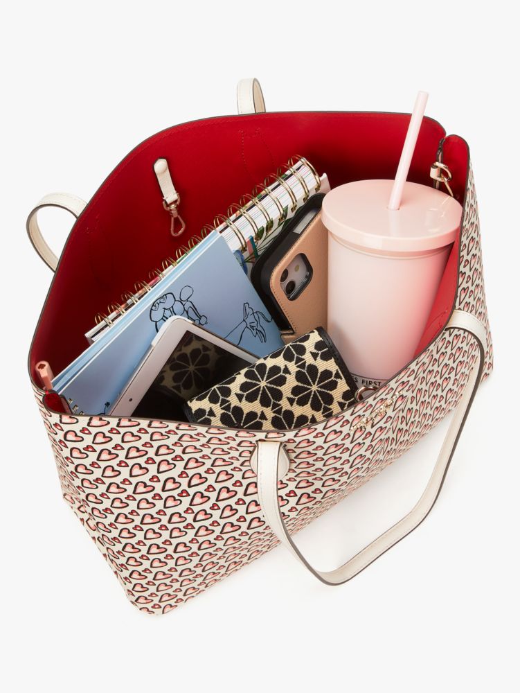 All Day Fancy Hearts Large Tote | Kate Spade New York