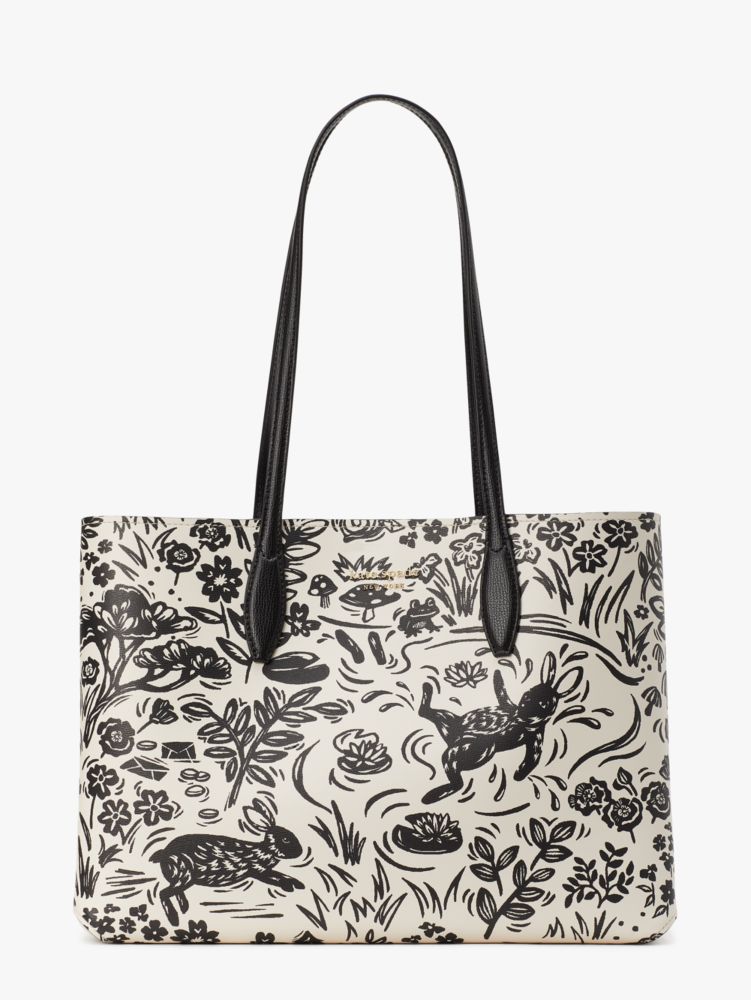 All Day Year Of The Rabbit Toile Large Tote Kate Spade New York