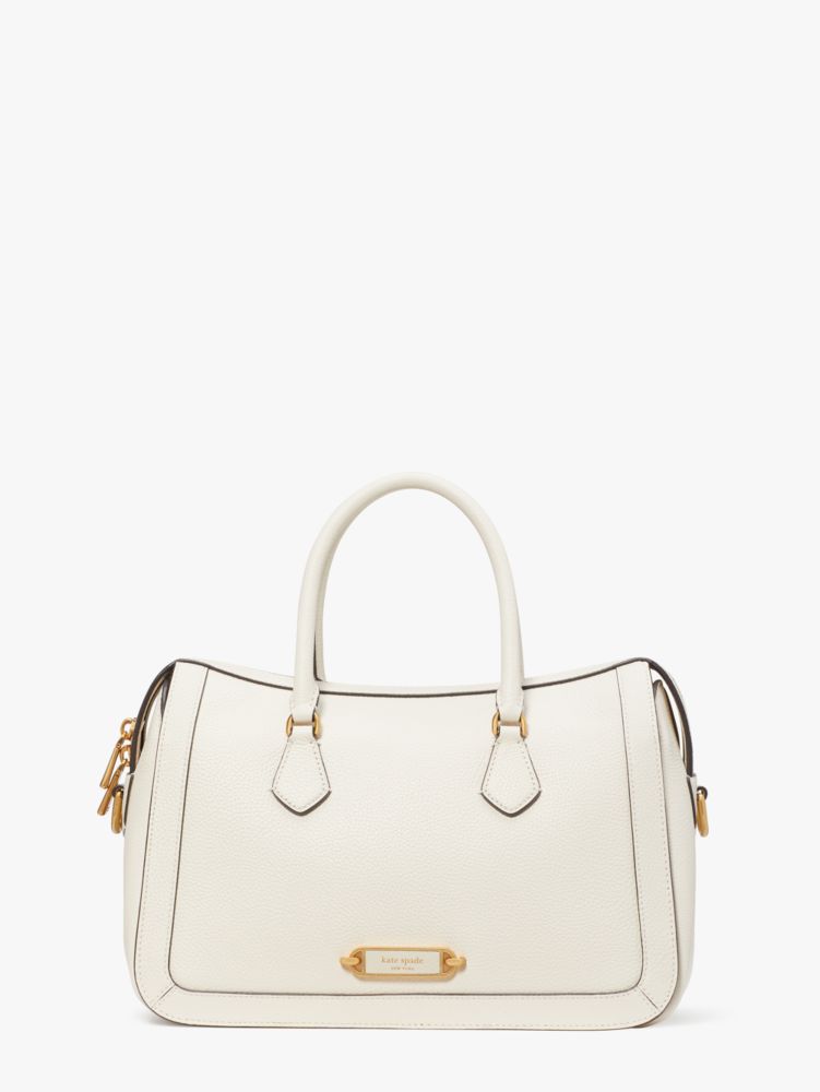 Michael michael kors hot sale gramercy polished leather satchel