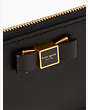 Kate Spade,Morgan Bow Embellished Zip Cardholder,Evening,Black