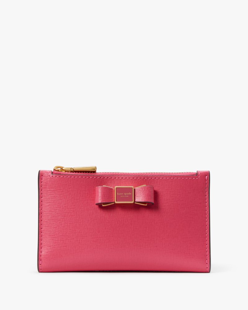 新品 ケイトスペード kate spade 2つ折り財布 スモールコンパクトウォレット レッド 赤